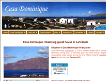 Tablet Screenshot of casadominique.com